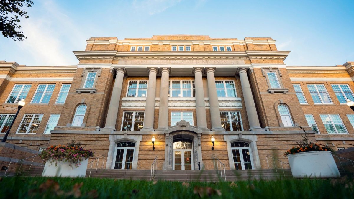University Hall houses the Office of the Dean of Students (photo via BGSU's X account).
